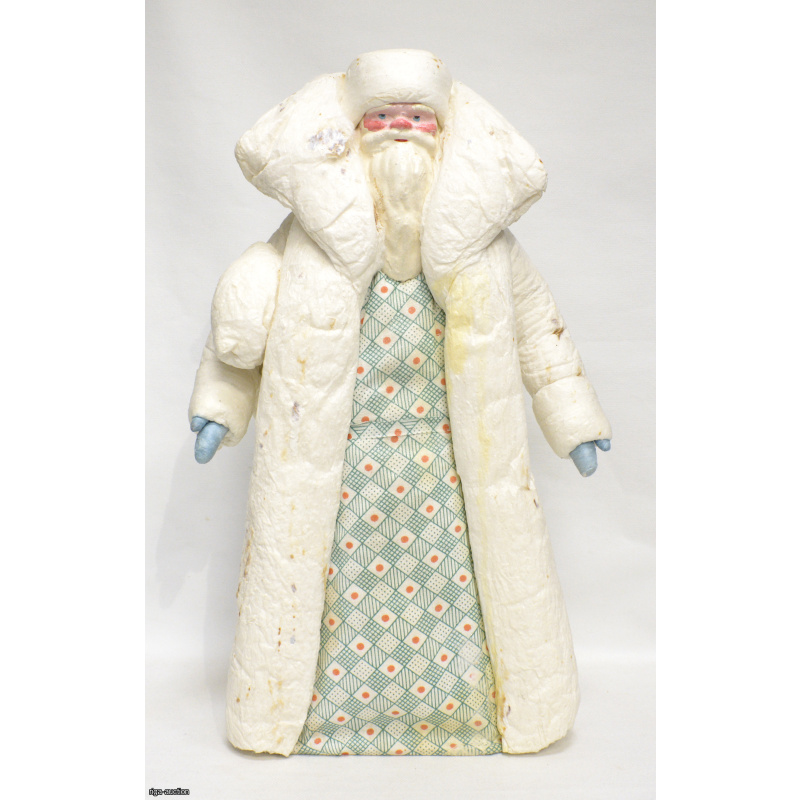 Santa Claus, papier-mâché, Voronezh Toy Factory, USSR