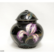 vase "Flowers-de-luce", sculpture's work, J.K. Jessen manufactory, Riga (Latvia)