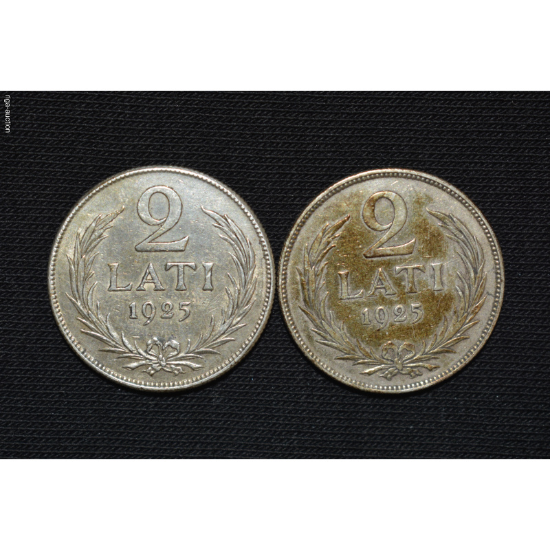 2 лата 1925 (2 шт.) Латвия