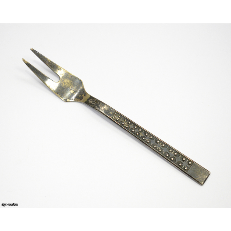 silver fruit fork, USSR