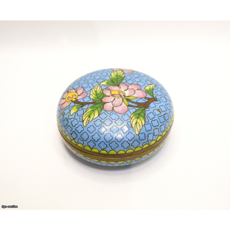 box, cloisonné technique, China