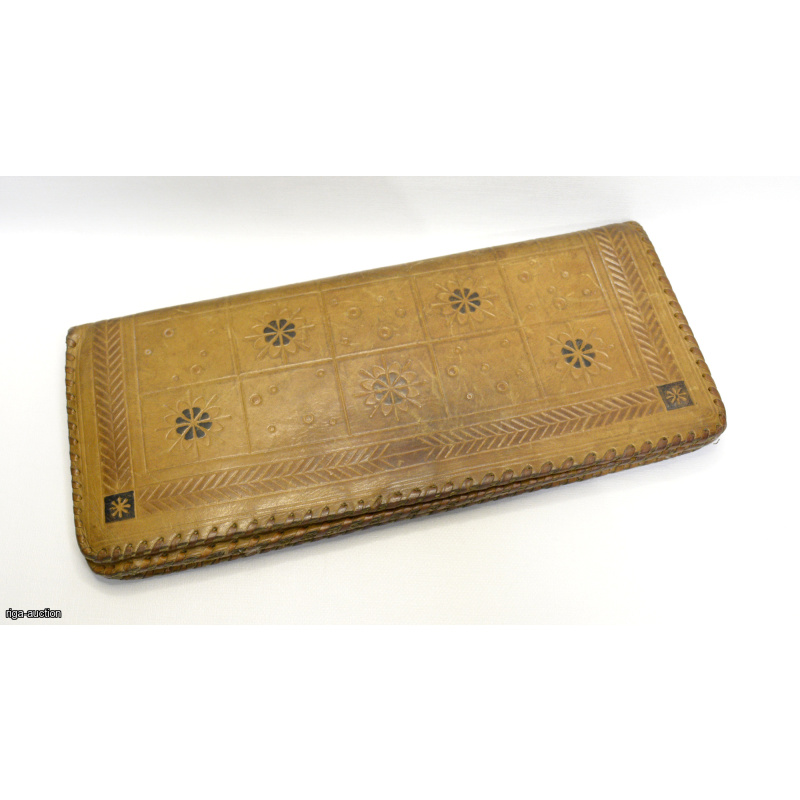 women's leather clutch bag, Latvia