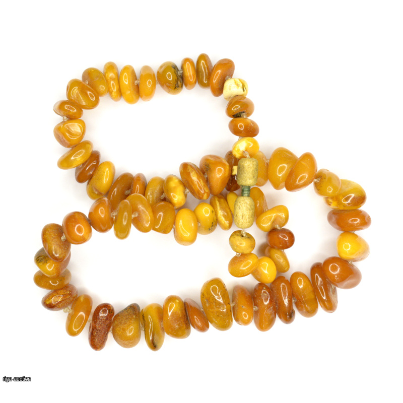 amber beads, Latvia, USSR