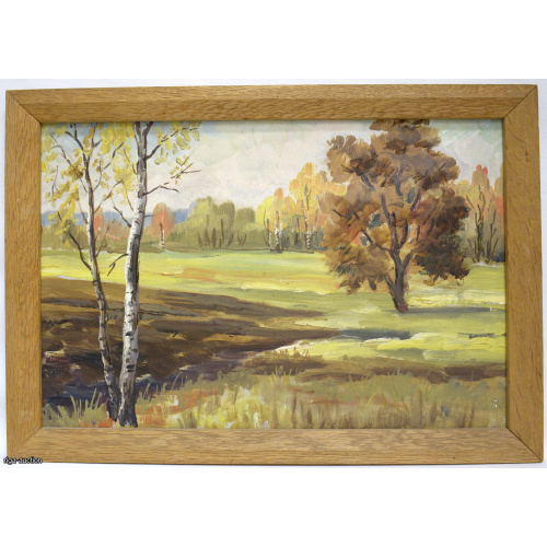 картина Пейзаж, Латвия, СССР
