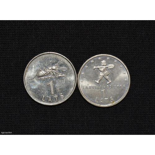 1 lats Skudra/Sprīdītis 2003/2004 g., Latvija