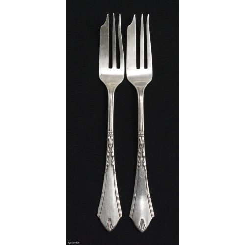 silver cake forks (2 pcs.), Latvia