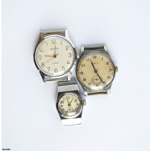 mechanical wrist watch "Wostok, Pobeda, Zvezda"