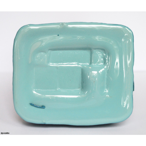 hot enamel jewelry "Color turquoise opaque", No. 85, Dulevo paint factory (USSR)