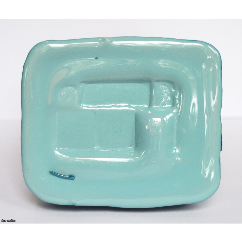 hot enamel jewelry "Color turquoise opaque", No. 85, Dulevo paint factory (USSR)