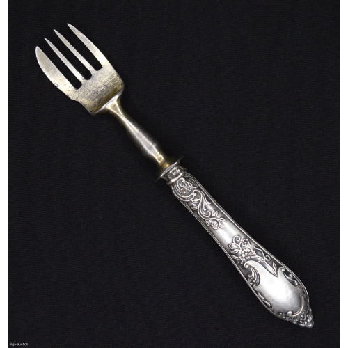 silver cake fork